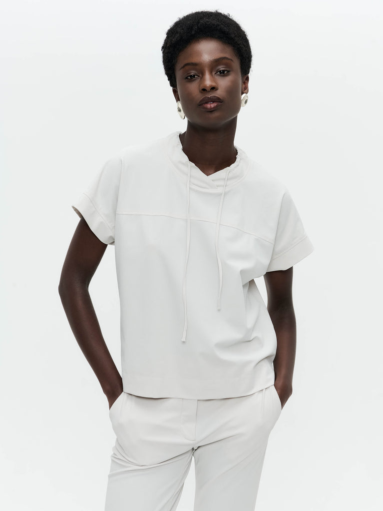 Jane Lushka Lucca Top Technical Jersey Sand