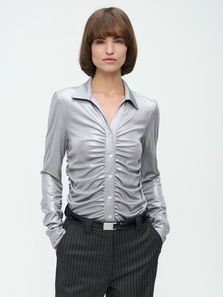 Jane Lushka Luisa Blouse Silver