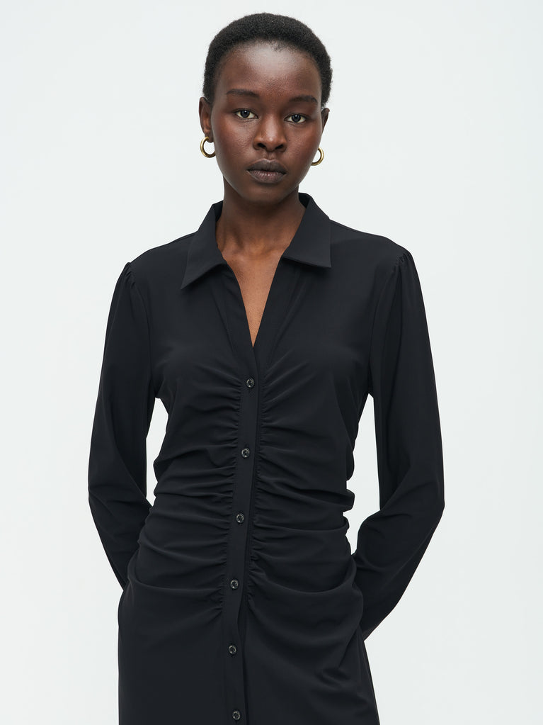 Jane Lushka Luisa Dress Technical Jersey Black