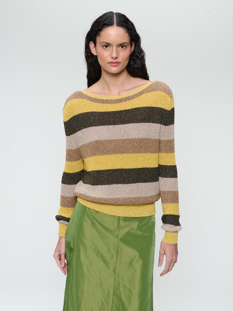 Jane Lushka Lurex Line Pullover 20006 Multi