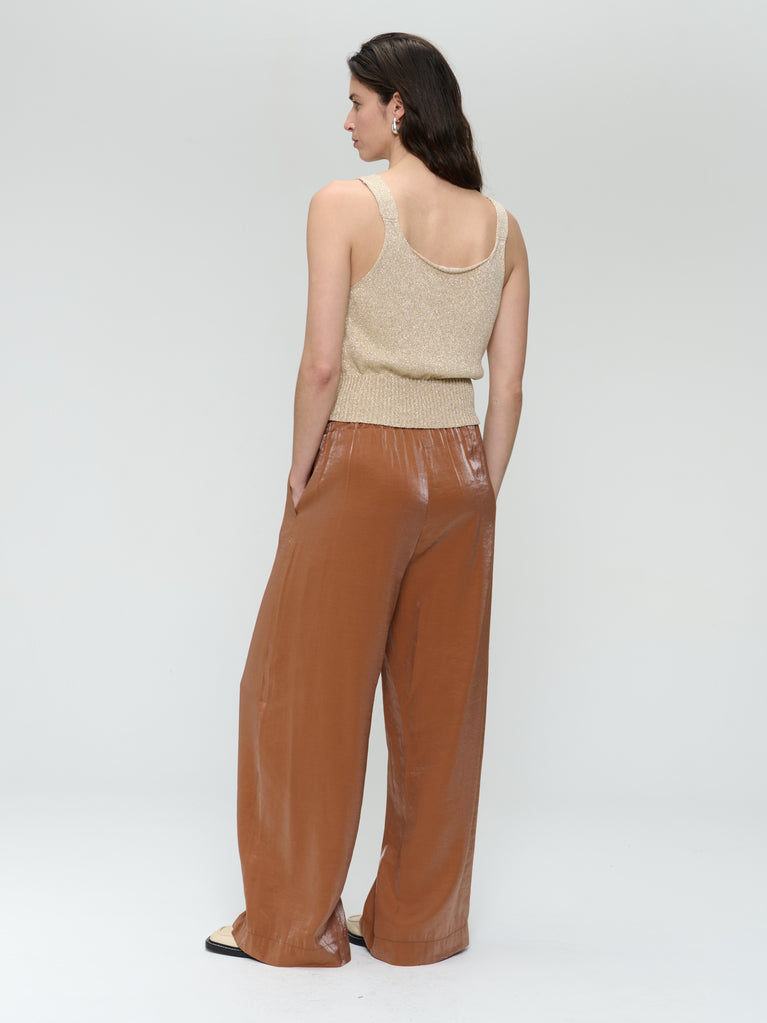 Jane Lushka Lurex Shiny Top 25012 Gold