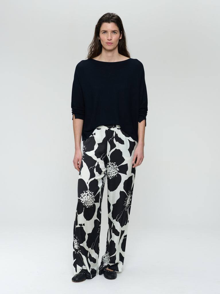 jane lushka M205 seamless cotton pullover Blue