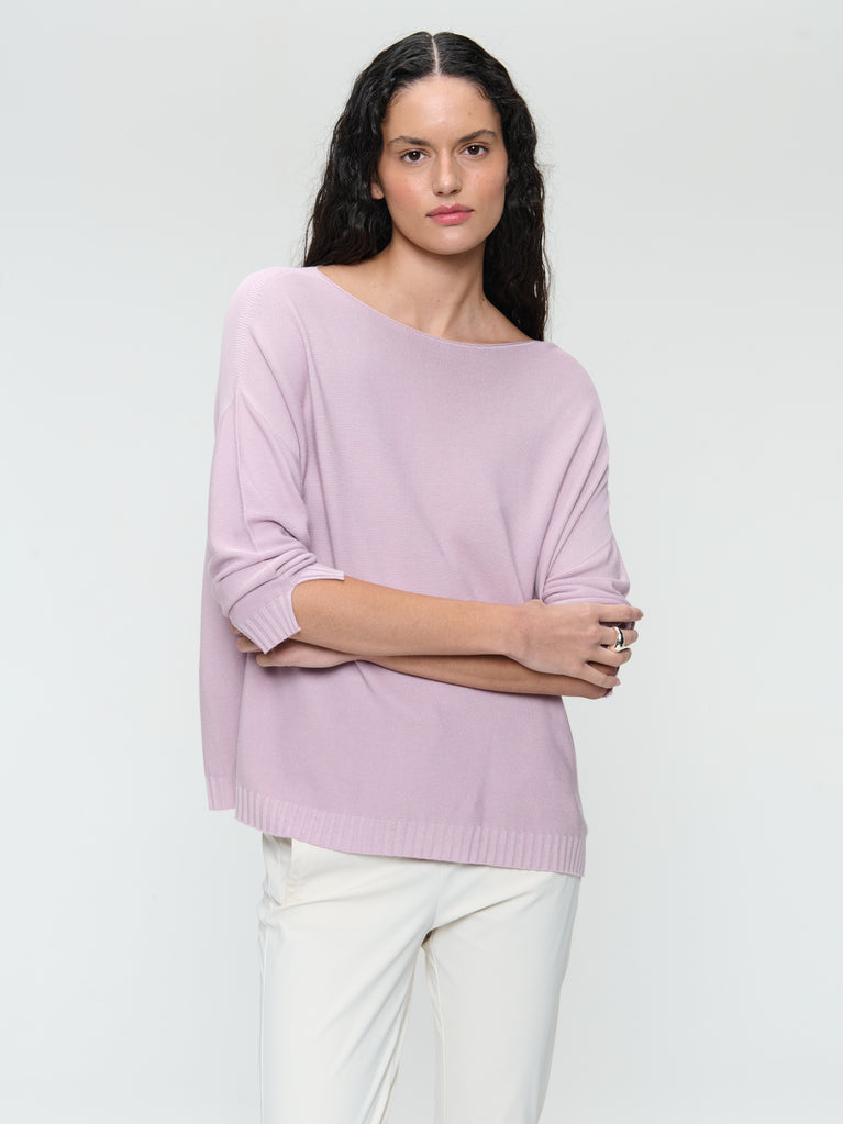 Jane Lushka M205 Seamless Cotton Pullover Rosa