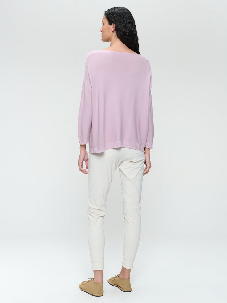 Jane Lushka M205 Seamless Cotton Pullover Rosa