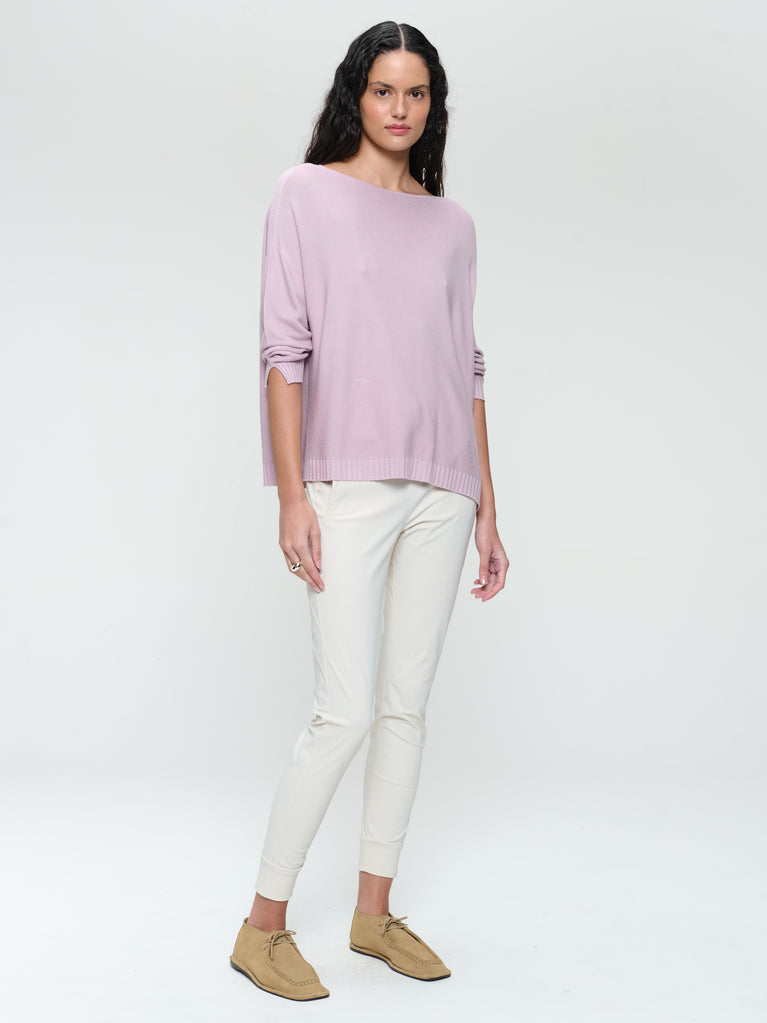 jane lushka M205 seamless cotton pullover Rosa