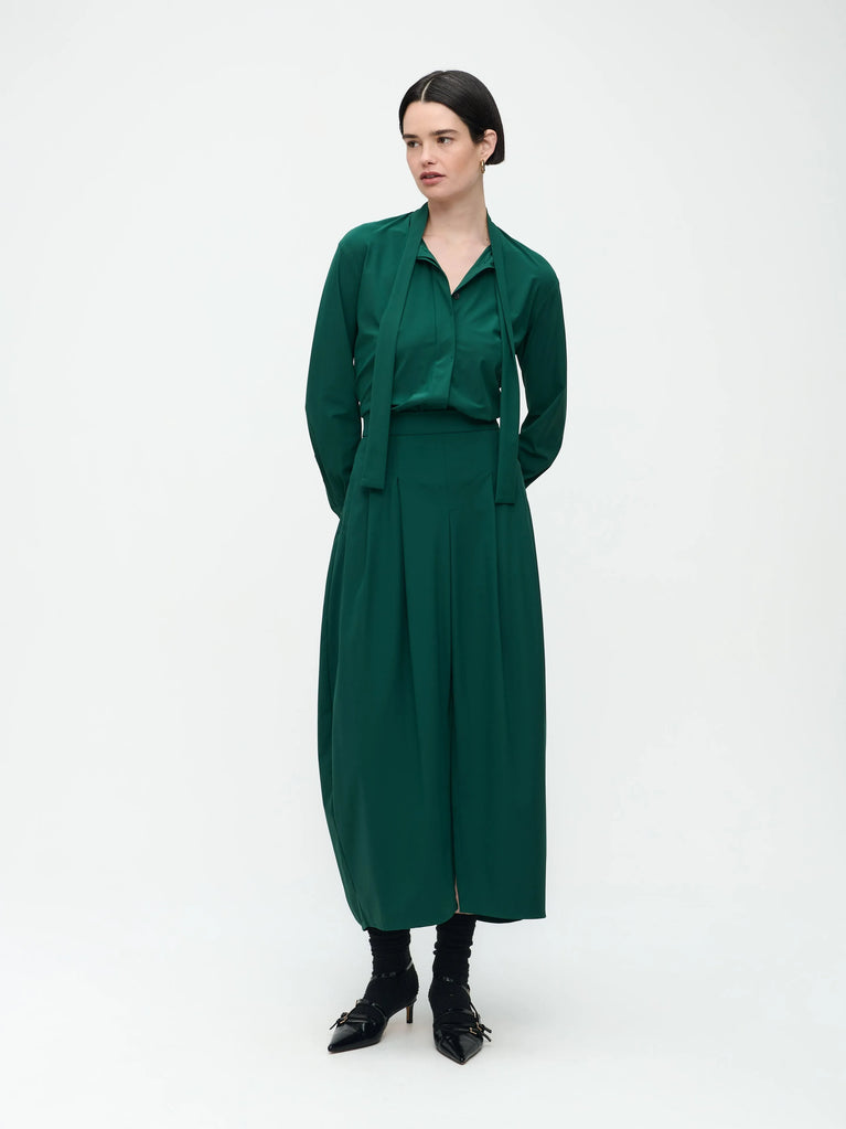 jane lushka Magda Blouse Technical Jersey Green