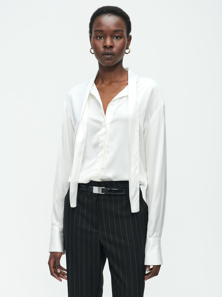 Jane Lushka Magda Blouse White