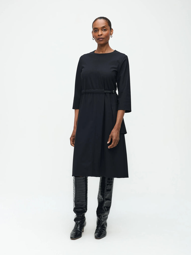 jane lushka Marlou Dress Technical Jersey Black