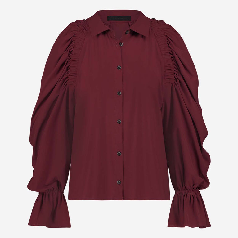 Jane Lushka Mima Blouse Technical Jersey Amaranto