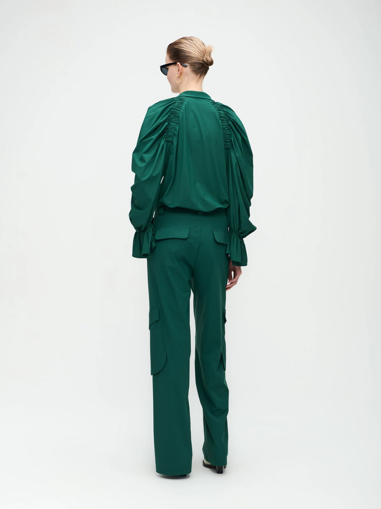 Jane Lushka Mima Blouse Technical Jersey Green