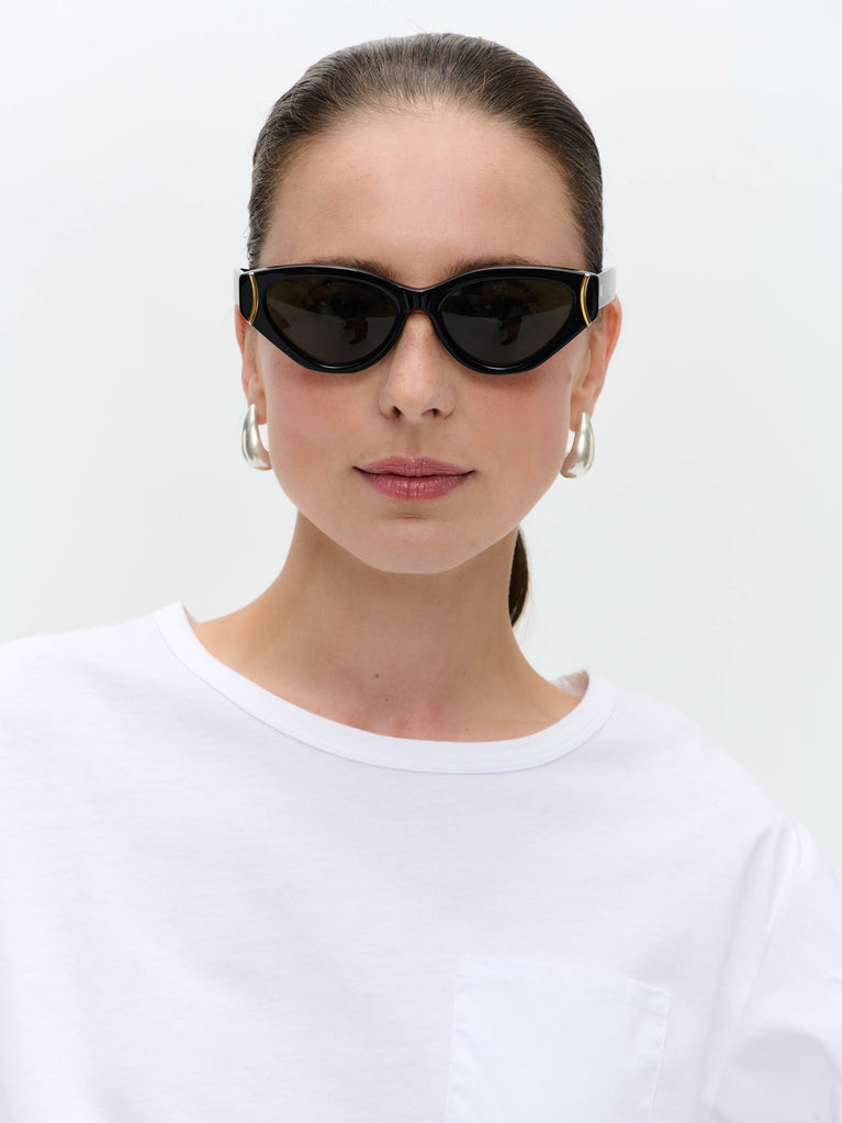 Jane Lushka Molly Mix Cotton Top White