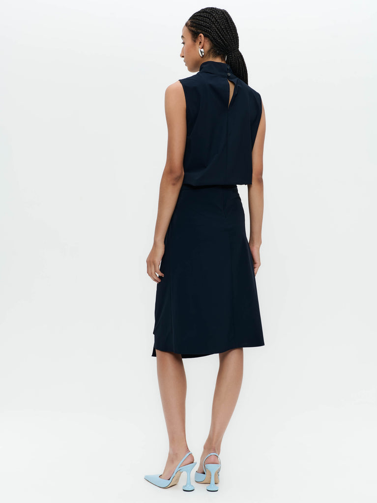 Jane Lushka Naomi Strech Technical Jersey Top Blue