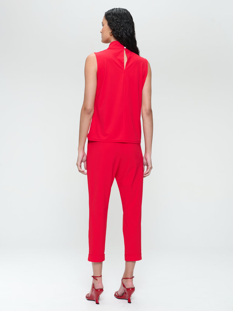 Jane Lushka Naomi Strech Technical Jersey Top Red