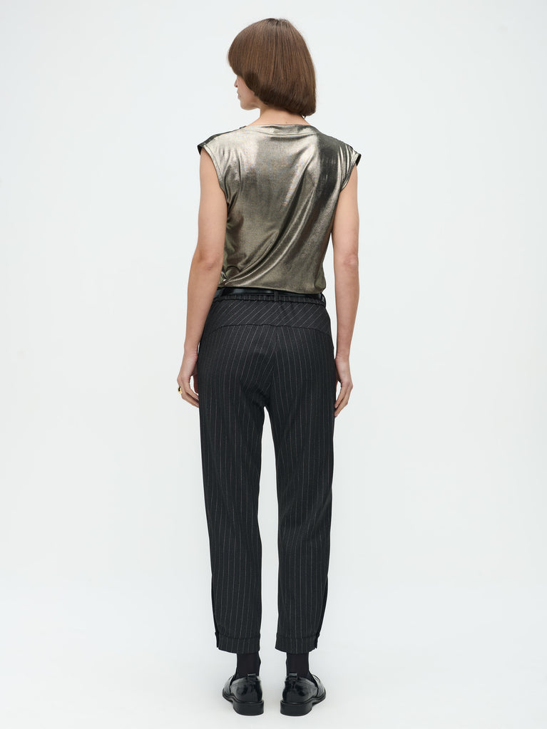 Jane Lushka Nelly Top Gold Shiny