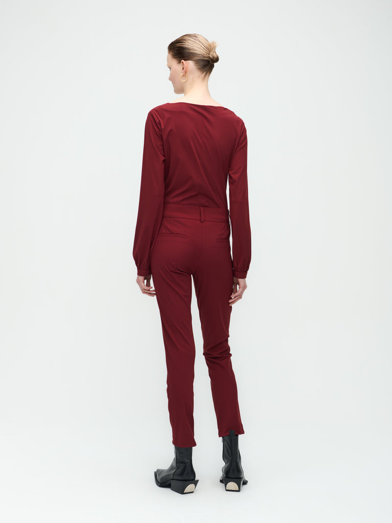 Jane Lushka Nina Top Technical Jersey Amaranto