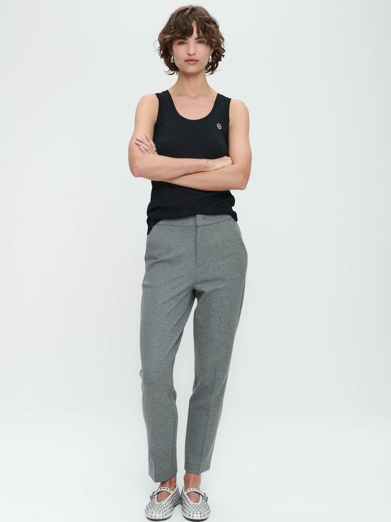 Jane Lushka Olga Terry Jersey Pants Grey Melange