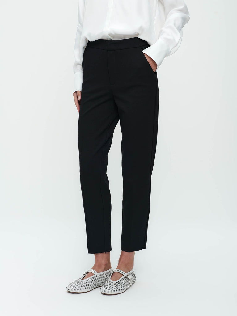 Jane Lushka Olga Terry Jersey Pants Old Black