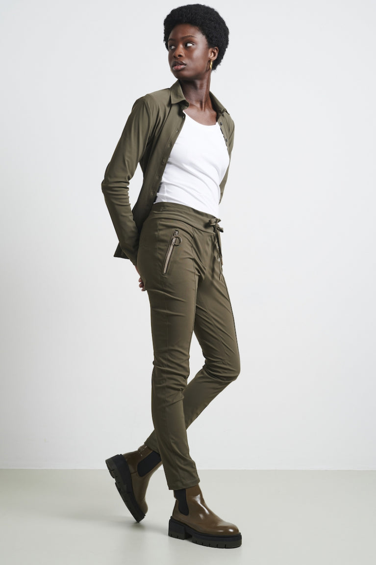 jane lushka Pants Emma Technical Jersey Army