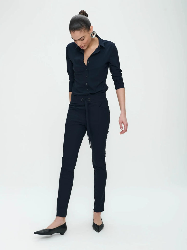 jane lushka Pants Idris Technical Jersey Blue