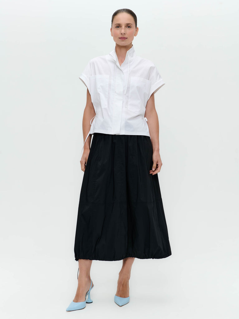 jane lushka Paola polplin jacket blouse White