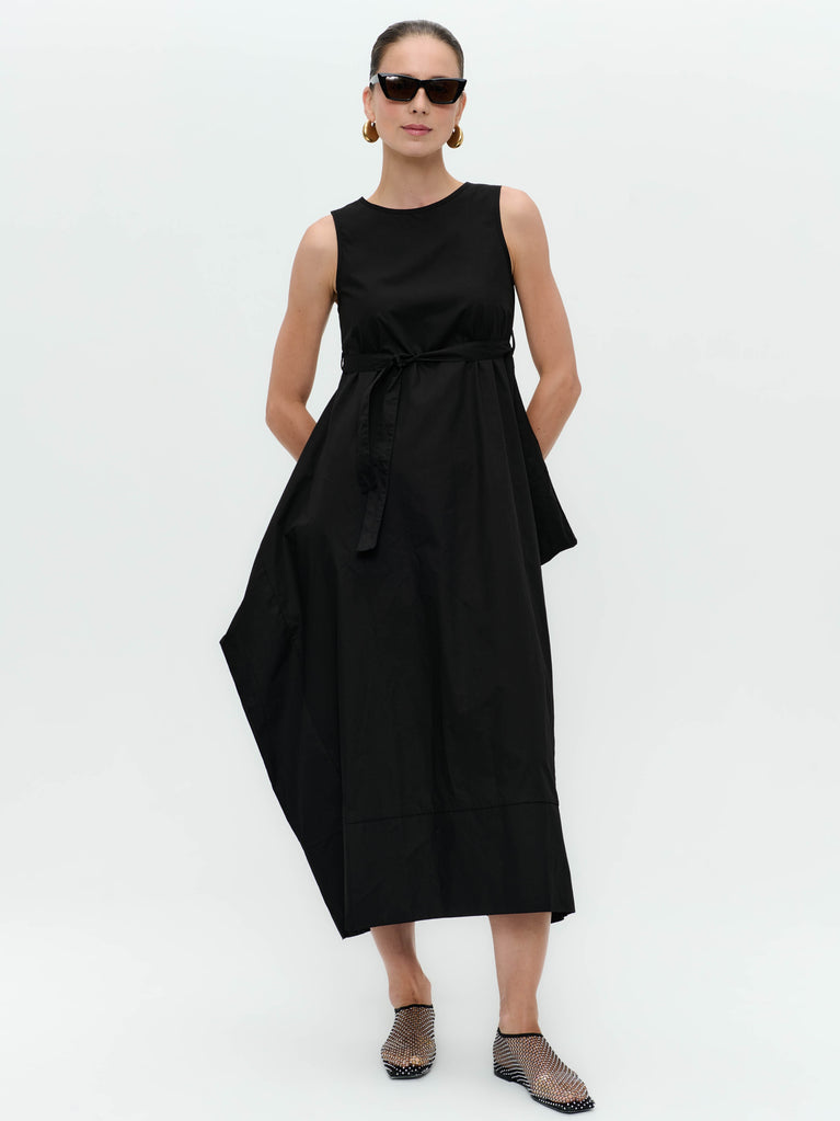 jane lushka Poplin dress T747 Black