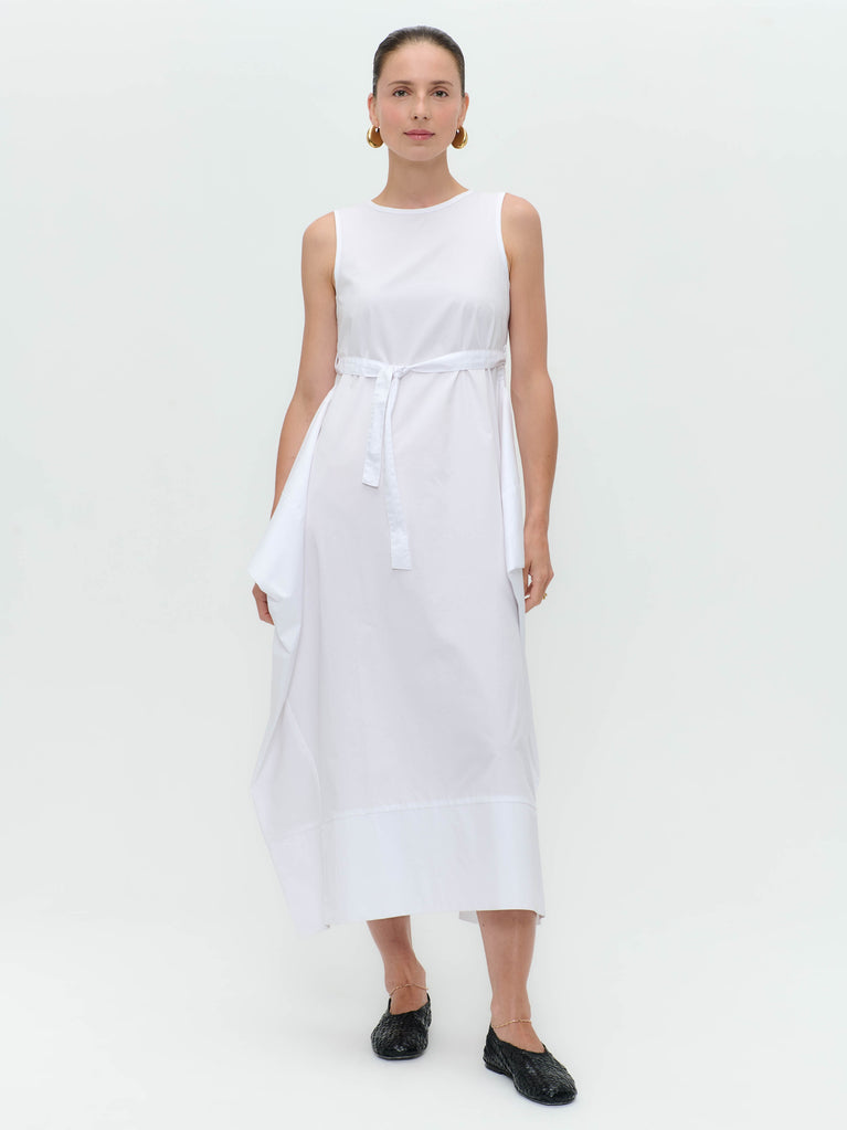 jane lushka Poplin dress T747 White