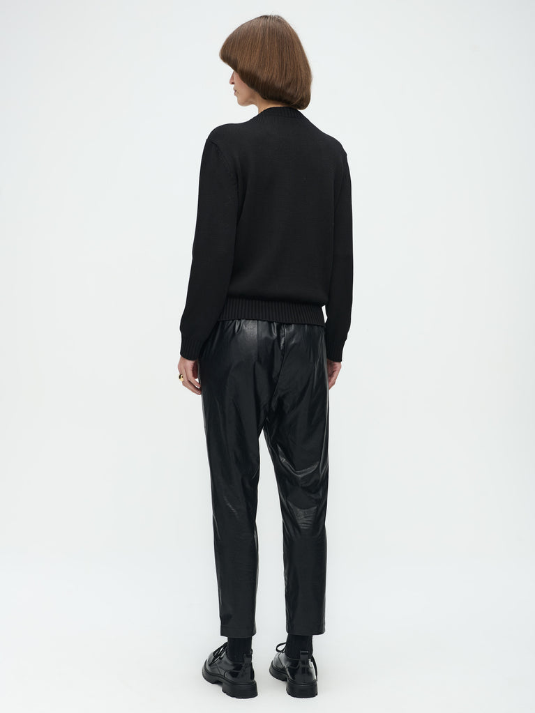 Jane Lushka Print Pullover Black