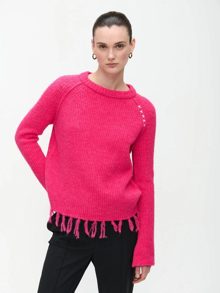 Jane Lushka Pullover 2204A1 Fuxia