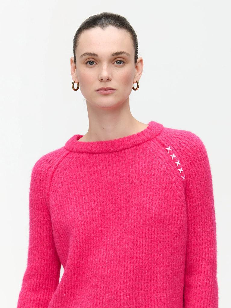 Jane Lushka Pullover 2204A1 Fuxia