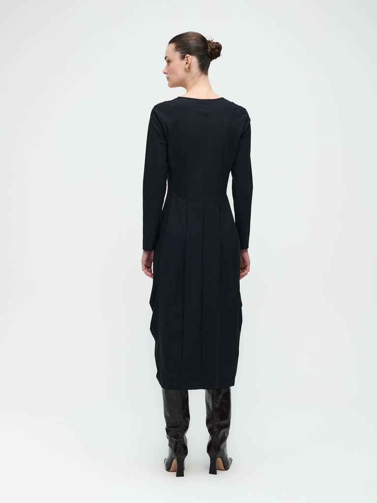 Jane Lushka Ria Dress Technical Jersey Black