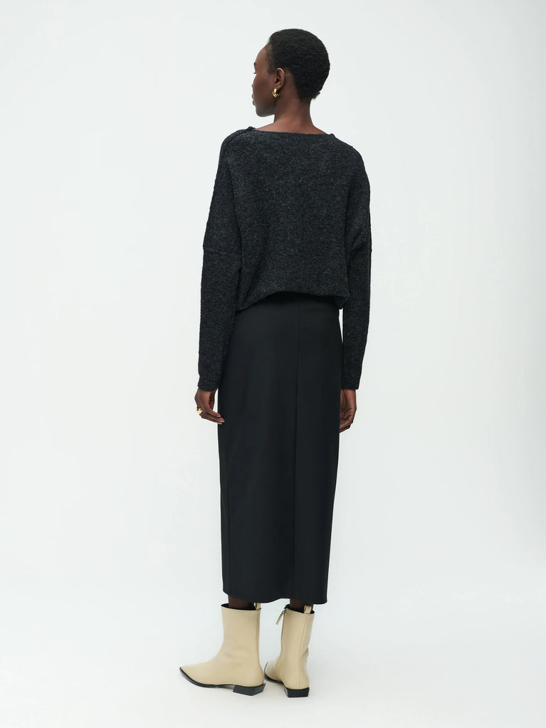 Jane Lushka Rill Skirt Anthracite