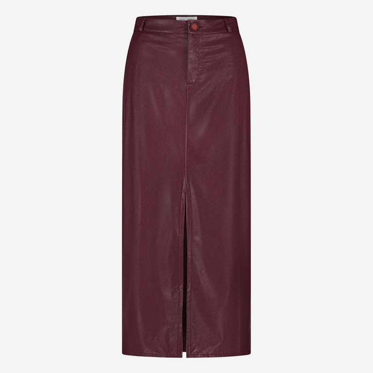 Jane Lushka Rill Skirt Bordo