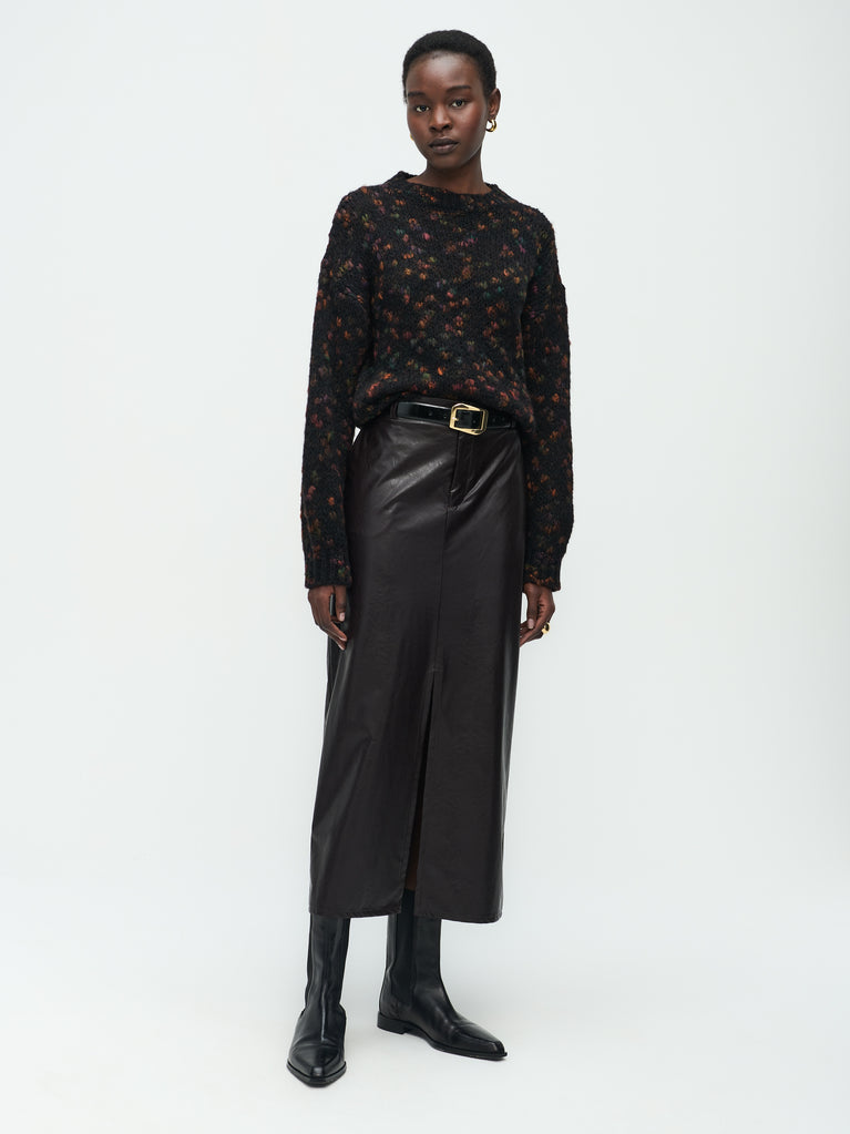 jane lushka Rill Skirt Brown