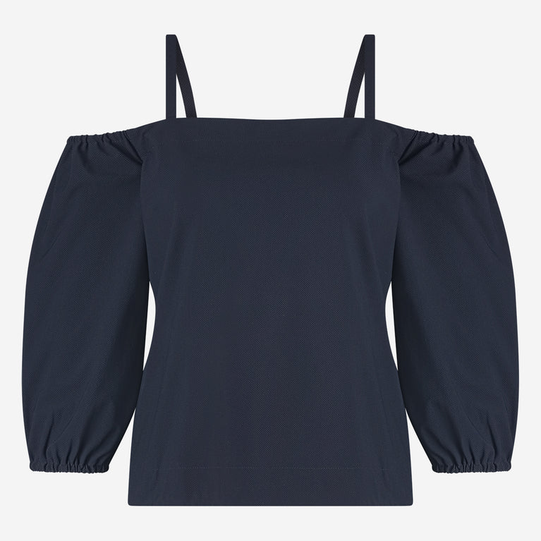 jane lushka Samira top technical jersey Blue