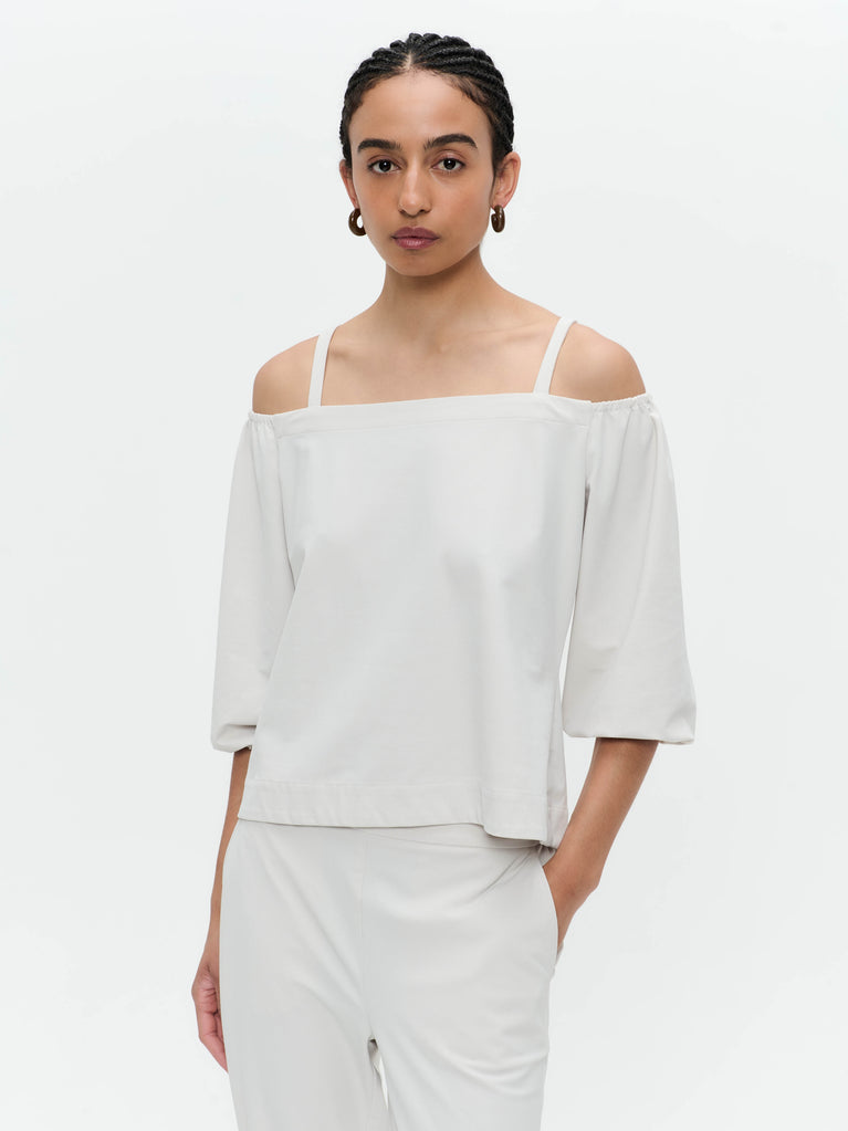 Jane Lushka Samira Top Technical Jersey Sand