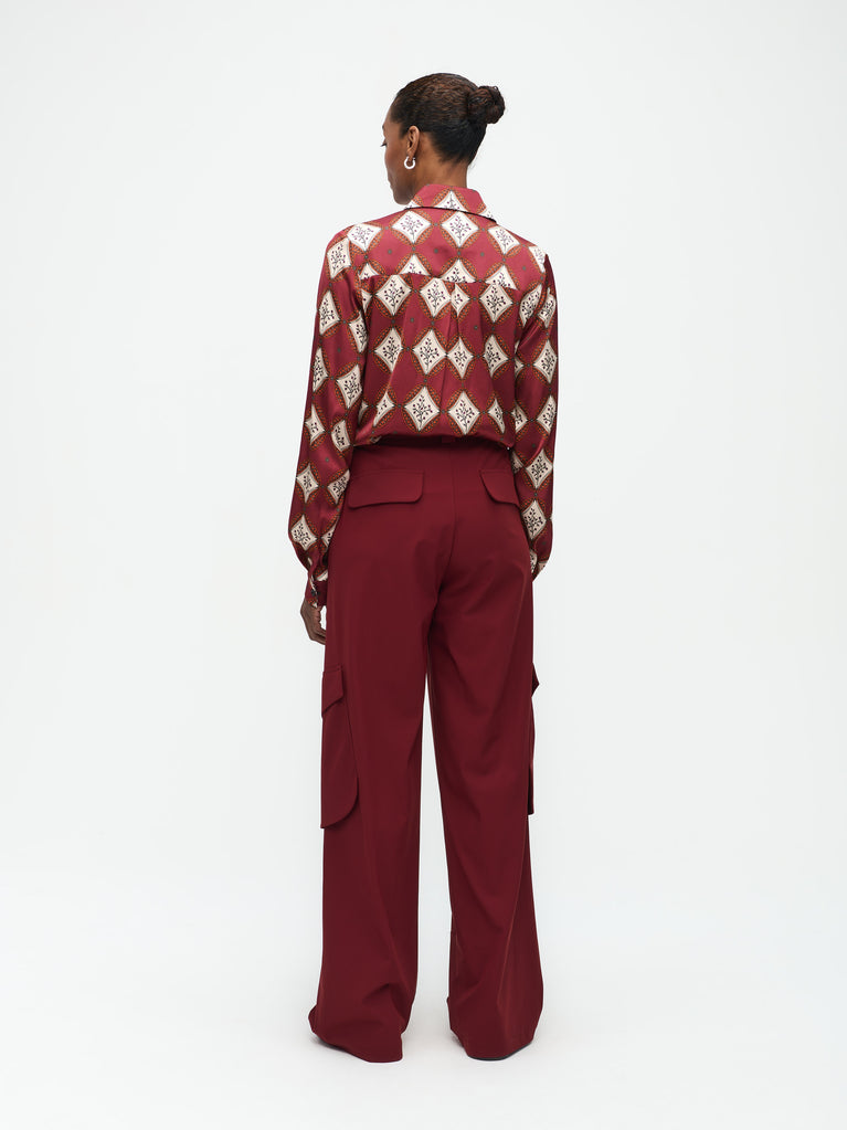 Jane Lushka San Pants Technical Jersey Amaranto