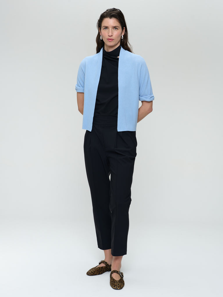 jane lushka Seamless cotton cardigan 394 Azzurro