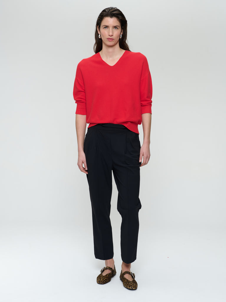 jane lushka Seamless cotton pullover 317 Corallo