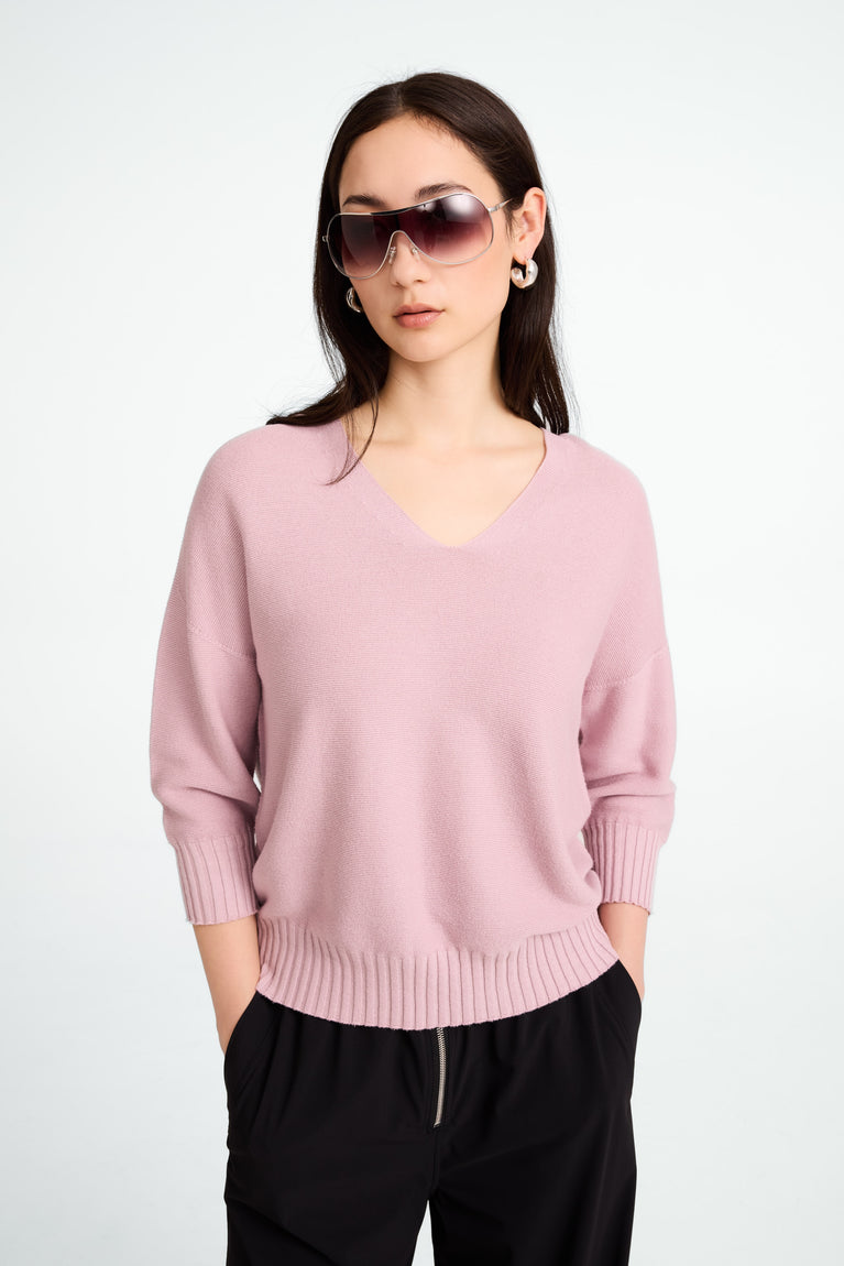 jane lushka Seamless cotton pullover 317 Rosa