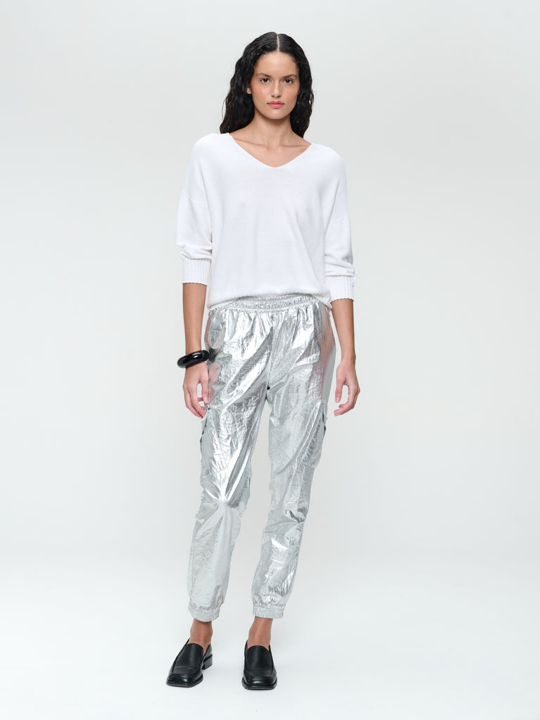 jane lushka Seamless cotton pullover 317 White