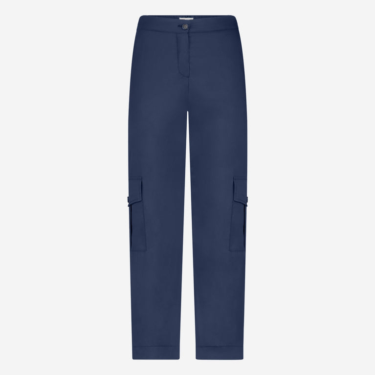 Jane Lushka Sesamo Poplin Pants Blue Denim