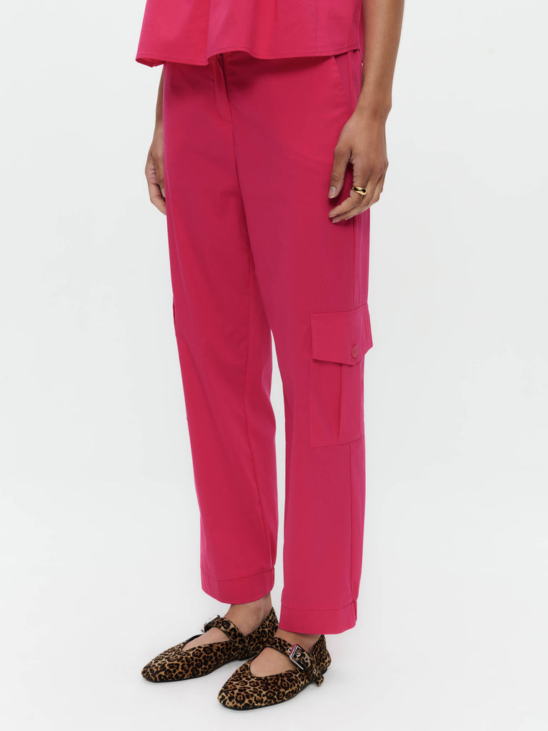 Jane Lushka Sesamo Poplin Pants Fuxia