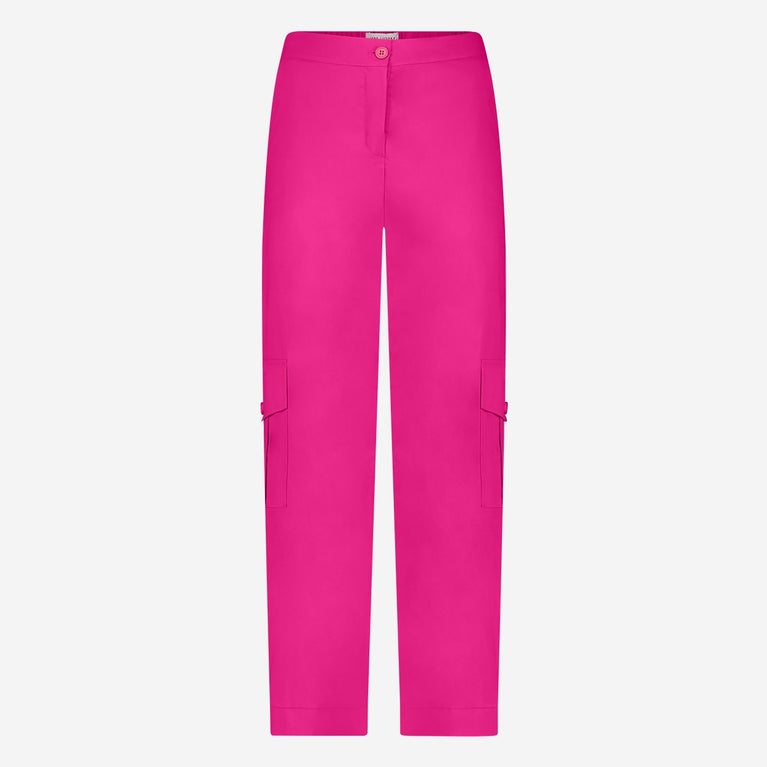 Jane Lushka Sesamo Poplin Pants Fuxia