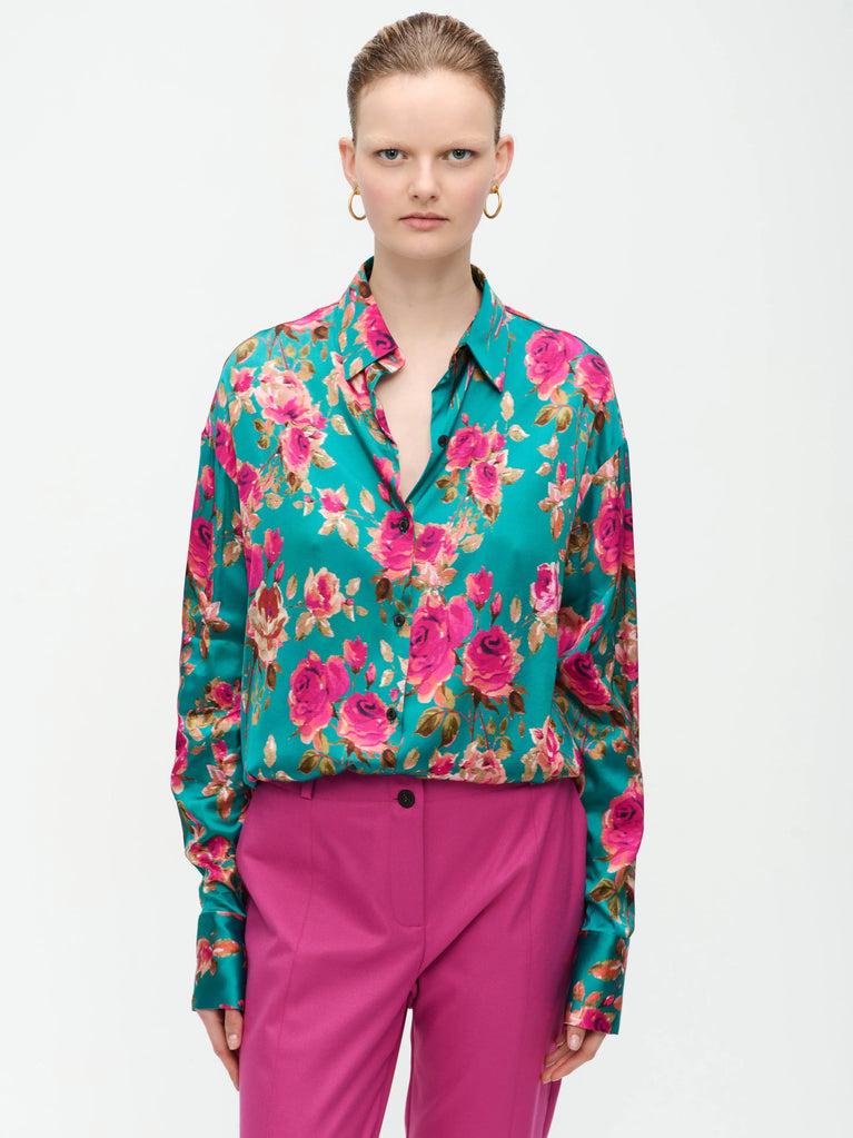 Jane Lushka Sissy Blouse Multi Green