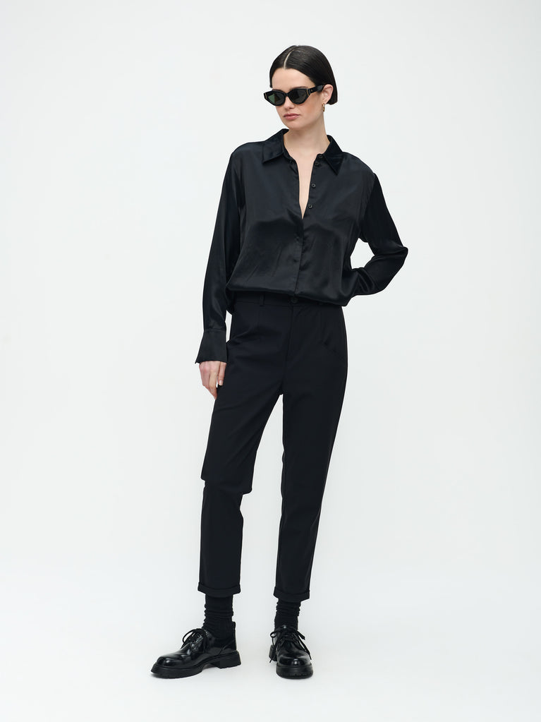 jane lushka Sofi Viscose Blouse Black