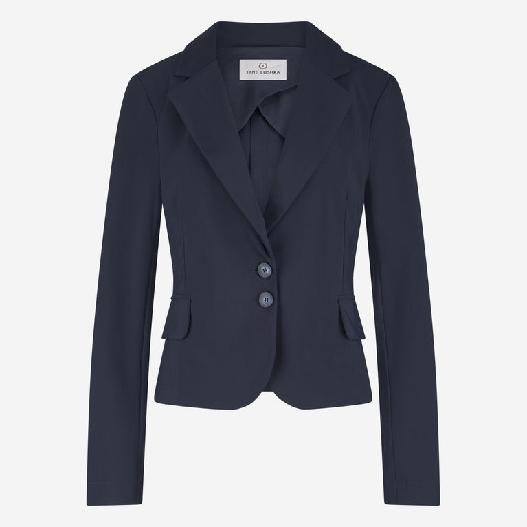jane lushka Solomon blazer technical jersey Blue