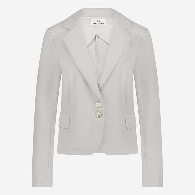 Jane Lushka Solomon Blazer Technical Jersey Sand