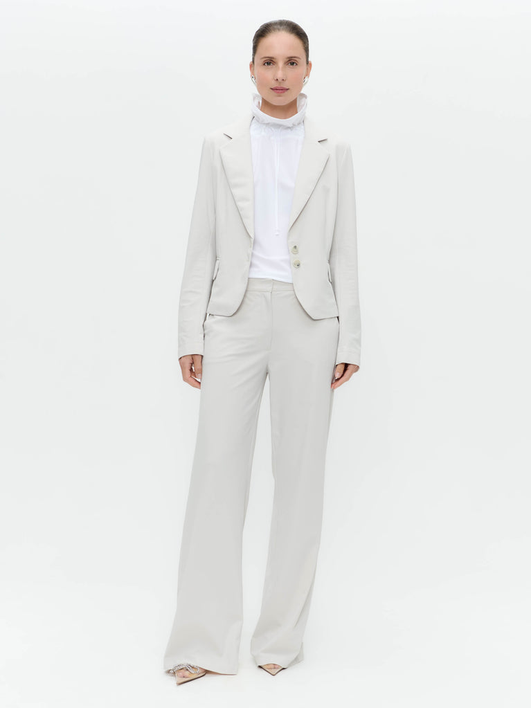 jane lushka Solomon blazer technical jersey Sand