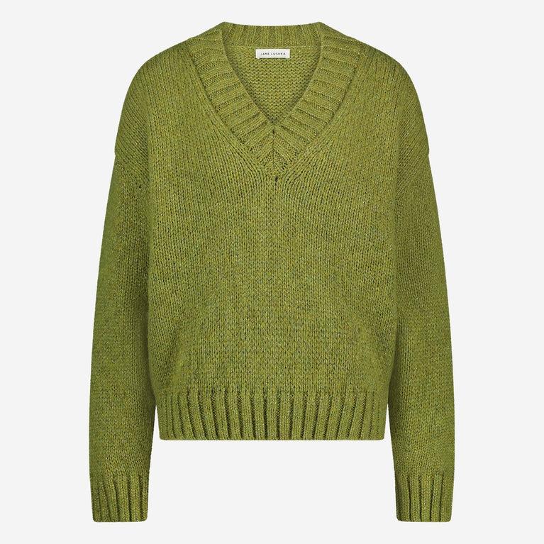 Jane Lushka Specttacolo Studio Pullover Green