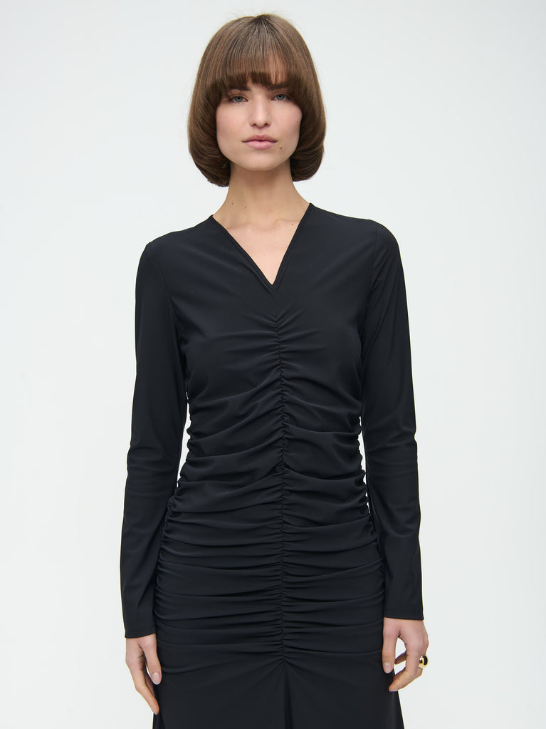 Jane Lushka Steffani Dress Technical Jersey Black